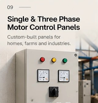 Single & Three Phase Motor Control Panels